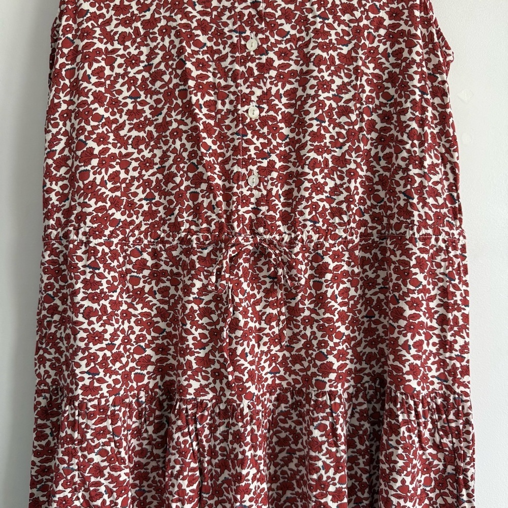Chaps Red Floral Maxi Dress - Picture 4 of 12